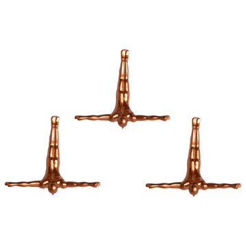 Wall Diver, Bronze 3-Pack
