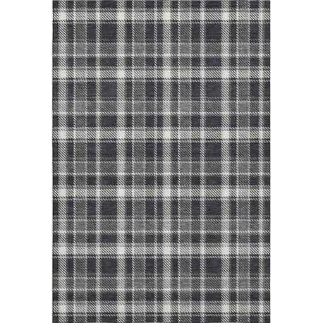 Premium Machine Washable Mayfield AMF563 Black 3' x 5' Rug