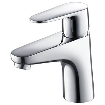 Messina 16" White Pedestal Sink, Faucet FFT3811CH