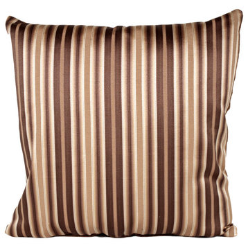 Robusto Stripe 90/10 Duck Insert Pillow With Cover, 18x18