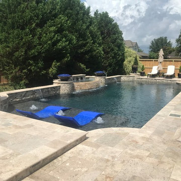Gorgeous Grecian luxury swimming pool