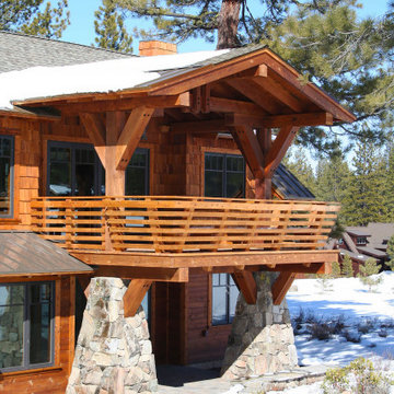 Vacation Golf Course Custom Home Back Deck