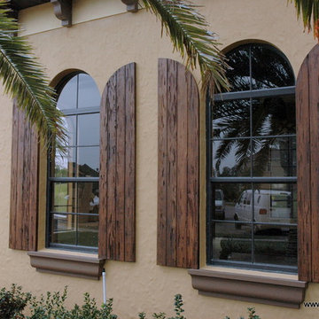 Shutters, Pecky Cypress