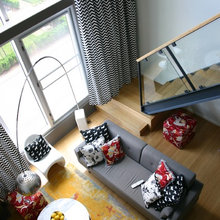 Blue Chevron Room