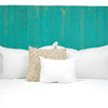 Handcrafted Headboard, Hanger Style, Turquoise, King