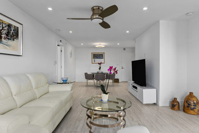 Example of a living room design in Miami