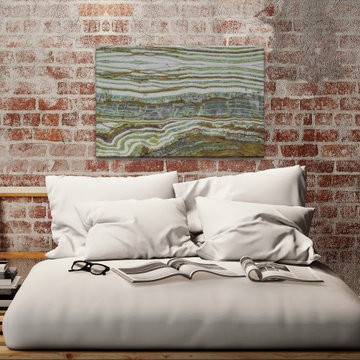 "Layers" Painting Print on Wrapped Canvas