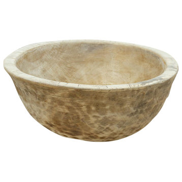 Farmhouse Rounded African Dough Bowl