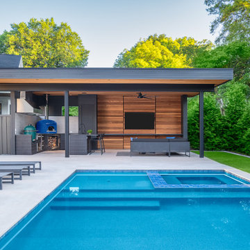 Charlotte Modern Pool House
