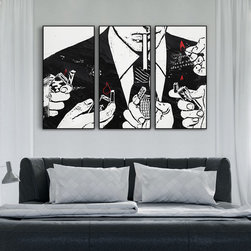 Burn by Alex Cherry - Multi Panel Art - Fine Art Prints