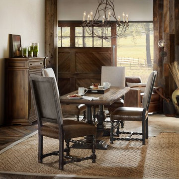 Hooker Furniture Hill Country Balcones 60in Friendship Table w/2-12in Leaves