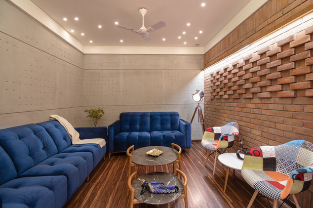Indian Family Room by SPACE 9 ARCHITECTS