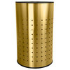 Brushed Gold Laundry Bin and Hamper