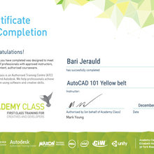 AutoCAD 101 Yellow Belt