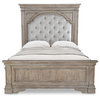 Highland Park Bed, Distressed Driftwood, Queen