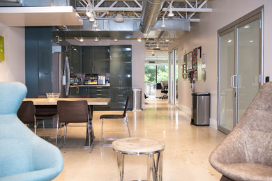 Inspiration for an industrial home design remodel in Philadelphia