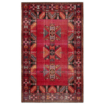 Jaipur Living Paloma Indoor/Outdoor Tribal Red/Black Rug, 9'10"x14'