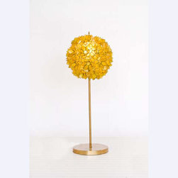 Worlds Away Venus Gold Translucent Table Lamp - Floor Lamps