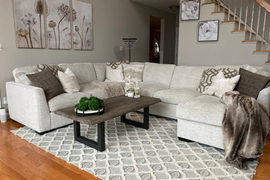 Inspiration for a contemporary home design remodel in New York