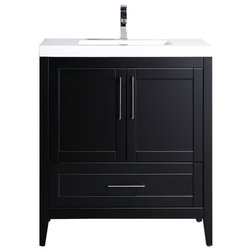 Transitional Bathroom Vanities And Sink Consoles by Flairwood Decor