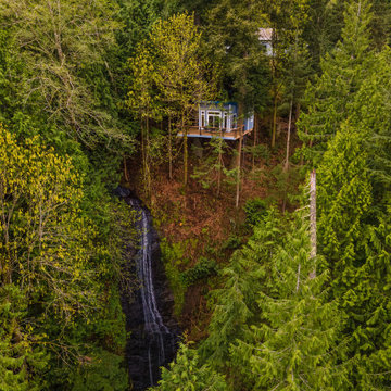 Woodland Waterfall Treehouse