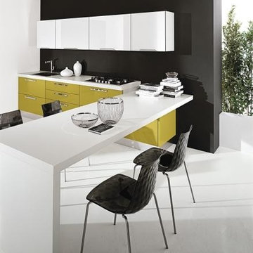 Modern Italian Custom Made Kitchens by LUBE