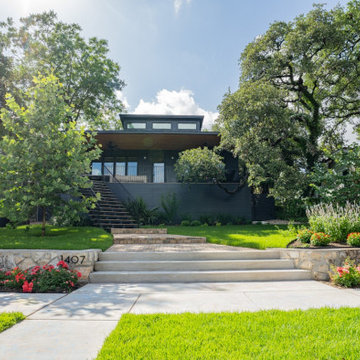 Terraced Front Garden