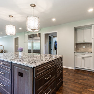 Magnificent Larger Kitchen, Mudroom and Family Room Remodel in Herndon VA