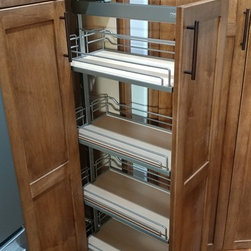 Farmhouse pullout pantry - Pantry And Cabinet Organizers