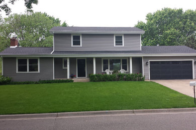 Inspiration for a mid-sized timeless home design remodel in Minneapolis