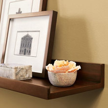 Floating wall shelves