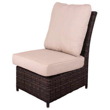 Courtyard Casual Cheshire Armless Middle for sectional Middle Chair