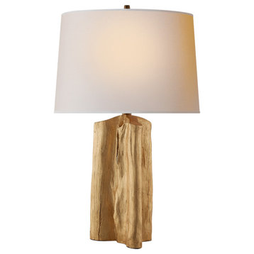 Sierra Buffet Lamp in Gild with Natural Paper Shade