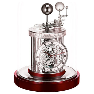 Hermle's ASTROLABIUM II Red Mantel Clock