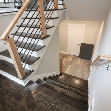 Project #69 | Contemporary Staircase with Horizontal Metal Rods
