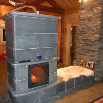 Soapstone Masonry Fireplace