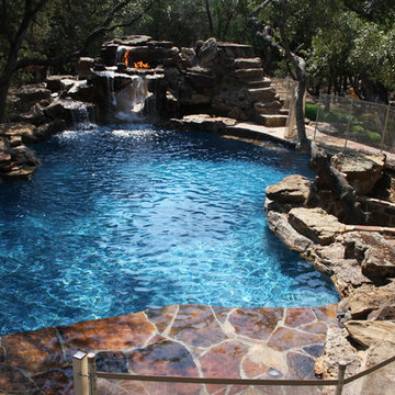 Loving the Flame on top of the Waterfall!