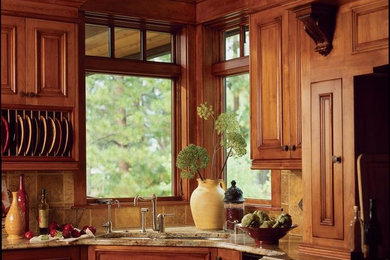 Example of a kitchen design in Detroit