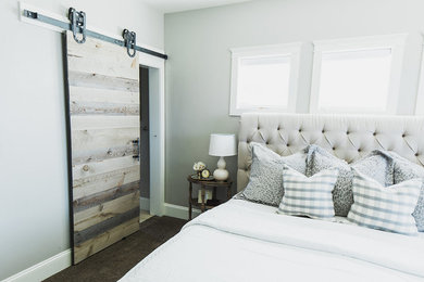 Weathered Panel Sliding Barn Door