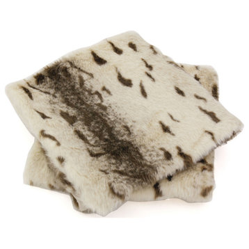 Citraka Faux Fur 2 Piece Pillow Shell Sets