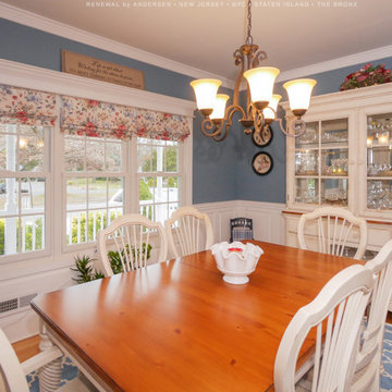 New Windows in Pretty Dining Room - Renewal by Andersen New Jersey / NYC