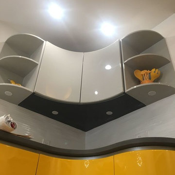 Modern Yellow Kitchen