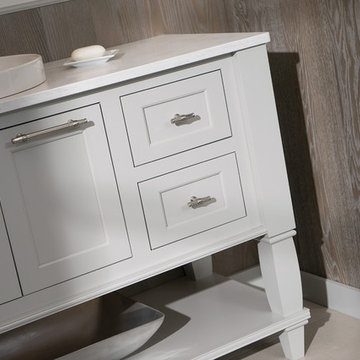 Luxurious Lakeshore Cottage Powder Room