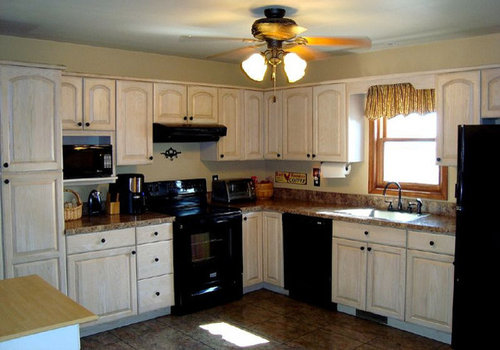 Budget Kitchen Facelift W Formica Butterum Granite