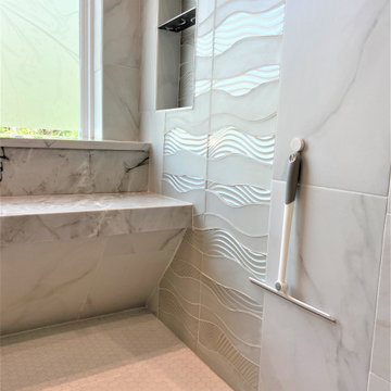 Updated Contemporary Master Bathroom