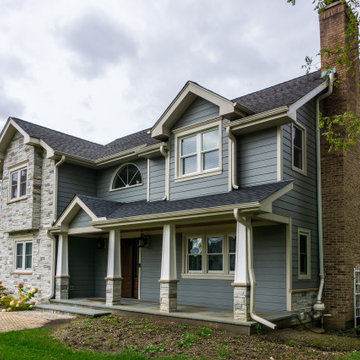 Traditional Home Siding Remodel in Lincolnshire, IL