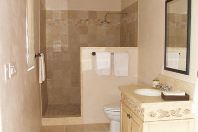 Example of a tuscan bathroom design in Wilmington