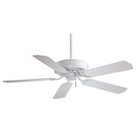 Minka Aire - Minka Aire F571-WH Sundance - Outdoor Ceiling Fan in Traditional Style - 12 inch - Rod Length(s): 6 x 0.75