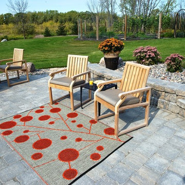 b.b.begonia Cotton Ball Reversible Outdoor Rug