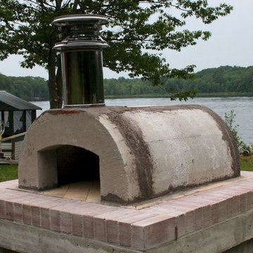 The Kenny Family Wood Fired Brick Pizza Oven in Maine